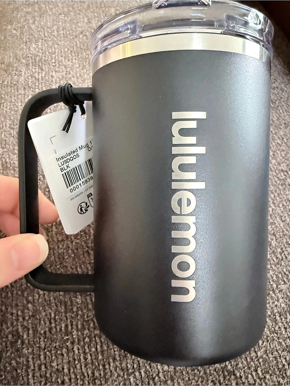 lululemon Insulated Mug 12oz Black
